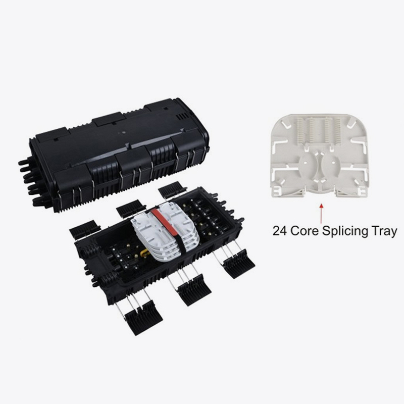 T6-018 96 CORE CORE CORE FIBER OPTIC SPLICE ปิด