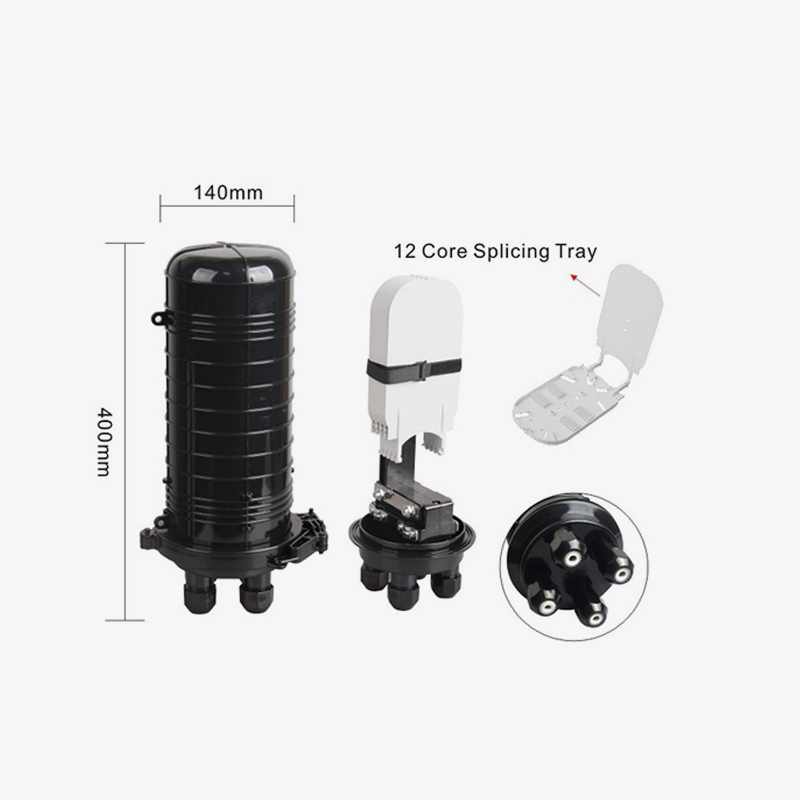 T6-107M 72 Core Core Core Optic Splice ปิด