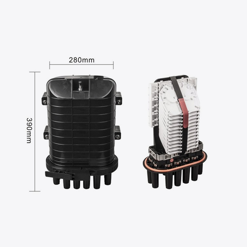 T6-112H 144 CORE / 288 CORE CORE FIBER OPTIC SPLICE ปิด