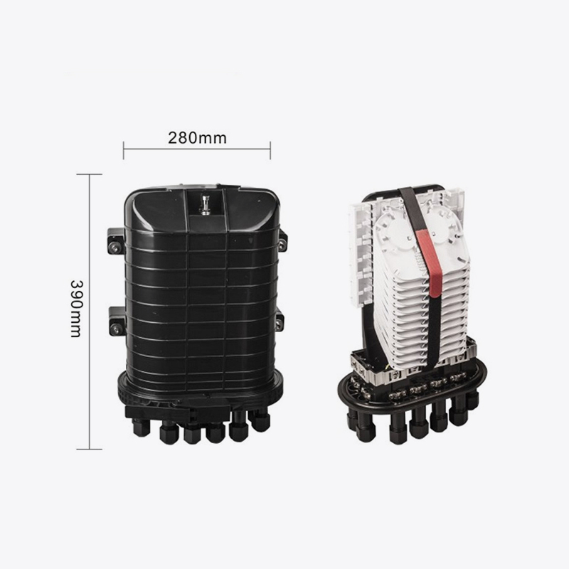 T6-112M 144 CORE / 288 CORE CORE FIBER OPTIC SPLICE ปิด