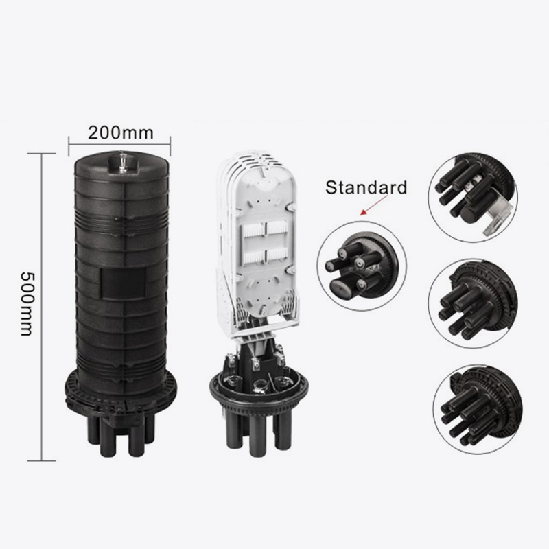 T6-116H-A 96 CORE CORE FIBER OPTIC SPLICE ปิด